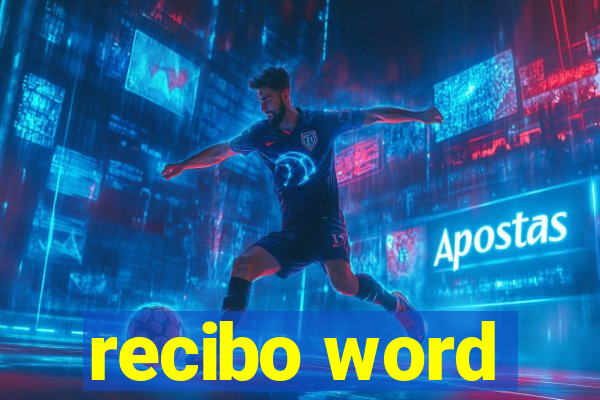 recibo word